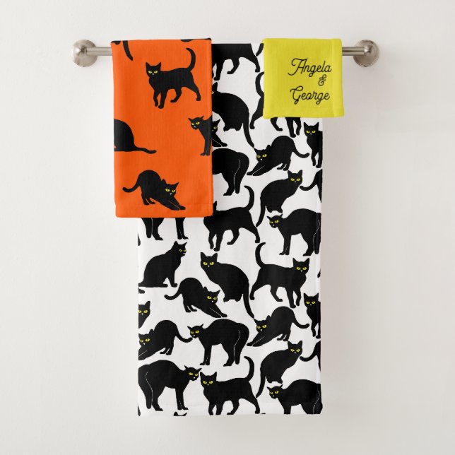 Black Cats on White (In situ)