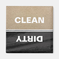 Black Chalkboard Imán moderno para lavavajillas