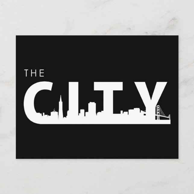 Black de postal de San Francisco (Anverso)