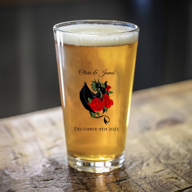 Black Dragon Red Roses Fantasy (Subido por el creador)