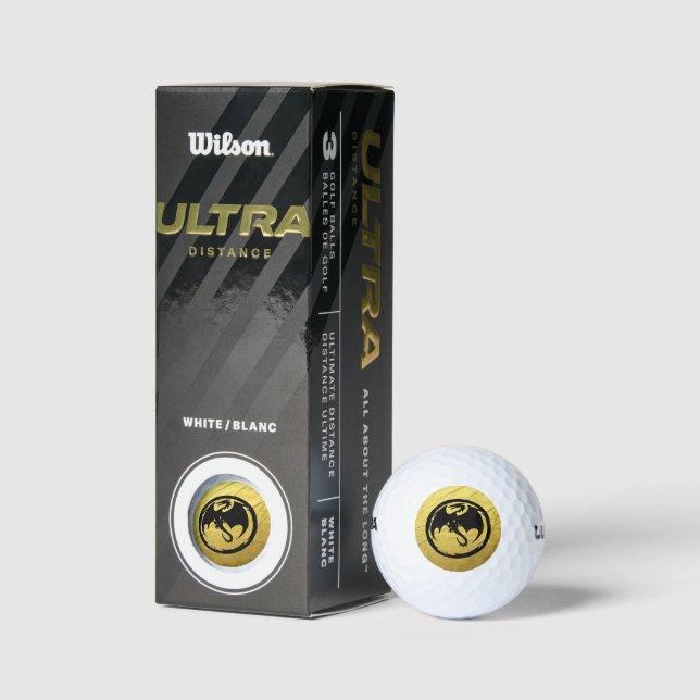 Black Dragon Wilson Pelotas de Ultra golf 3 pk (Embalaje)