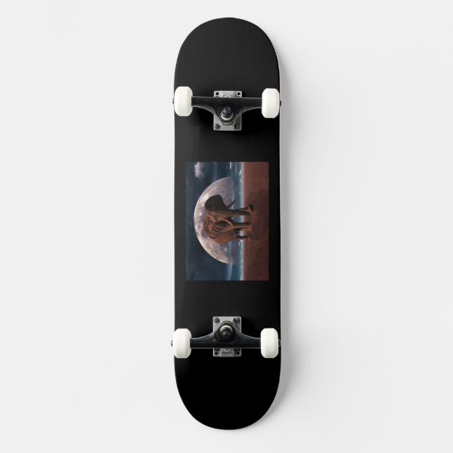 Black Elephant Skateboard (Anverso)