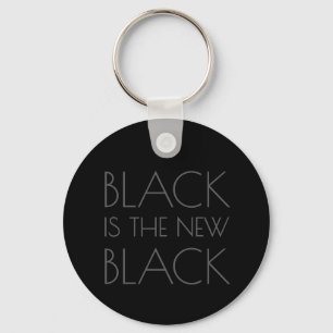 Black es el nuevo Black - Llavero de Tipografía