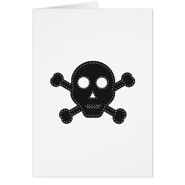 Black Felt Skull (Frente)