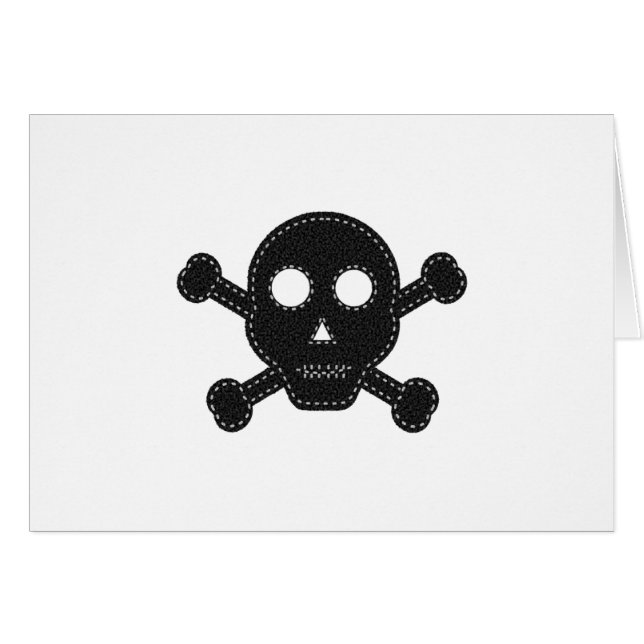 Black Felt Skull (Anverso (Horizontal))