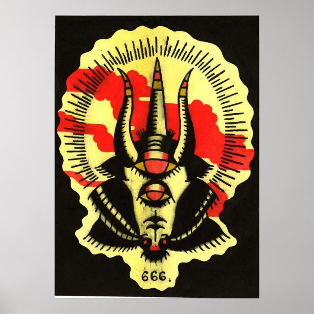 black goat prints and posters (Frente)