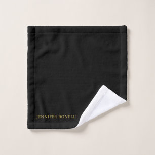 Black Gold Colors Profesional Trendy Modern Plain