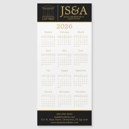 Black Gold Justice Columns Law Firm Logo 2026