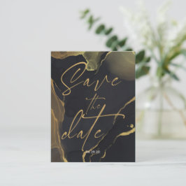 Black & Gold M Guardar la tarjeta postal del anunc