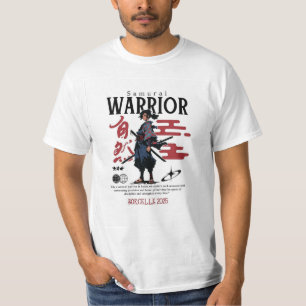 Black & Green Samurai Head – Camiseta maximalista
