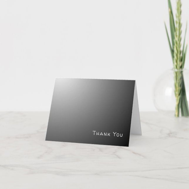 Black Guy Grad Gracias Tarjeta Personalizada (Anverso)