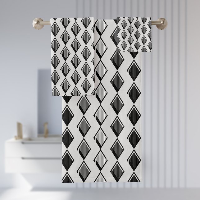 Black Harlequin Pattern Moderno Elegance (Subido por el creador)
