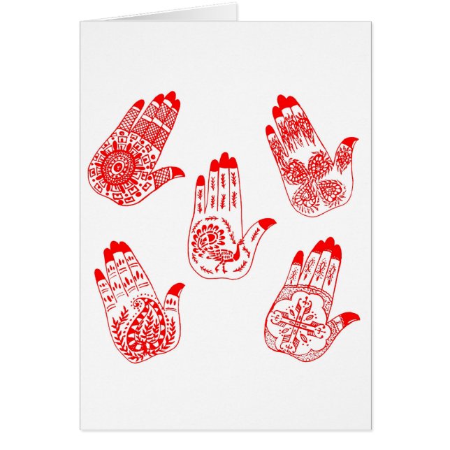 Black Henna Tattoo Hands (Frente)