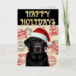 Black lab christmas