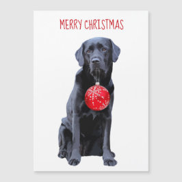 Black Lab Feliz Navidad - Perro Cute Labrador