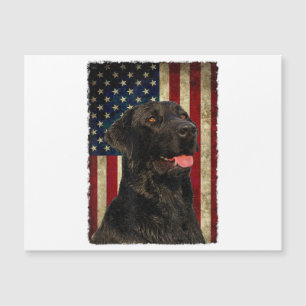 Black Labrador T Shirt Git USA Flag Lab Duc