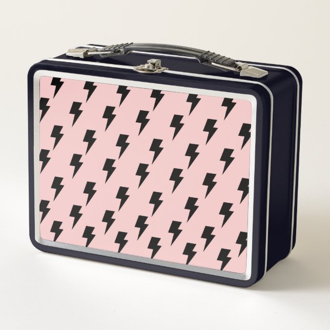 Black Pink Lightning Y2K Indie Bold Style (Anverso)