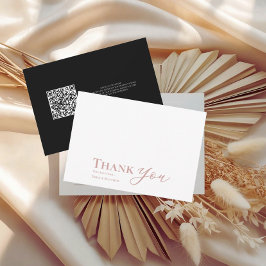 Black Rubor Boda Gracias Tarjeta Para Siempre Comi