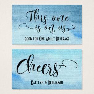 Black Script & Blue Ombre Watercolor Entradas de B