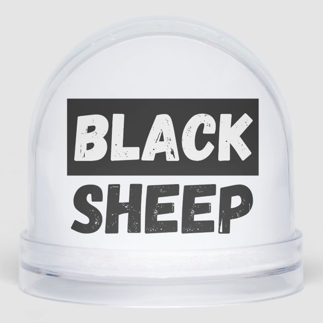 Black Sheep Bold Distressed Rebel Streetwear Art (Anverso)