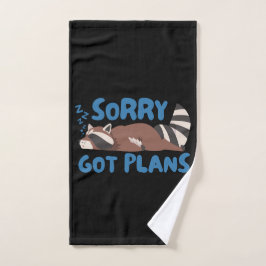 Black Sorry Got Planes Funny Raccoon