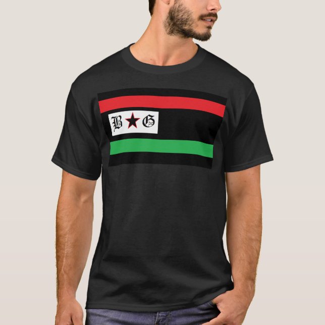 Black Star General Fashions camiseta negra (Anverso)