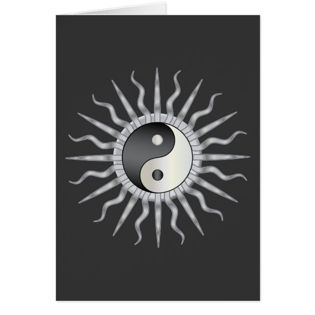 Black Starburst Yin Yang (Frente)