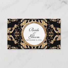 Black Tie Elegance 2 - Tarjeta de asiento Escort B