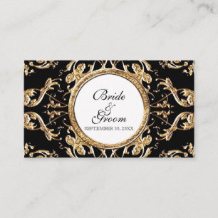 Black Tie Elegance 2 - Tarjeta de asiento Escort B