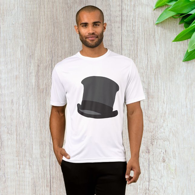Black Top Hat Mens Active T-Shirt (Subido por el creador)