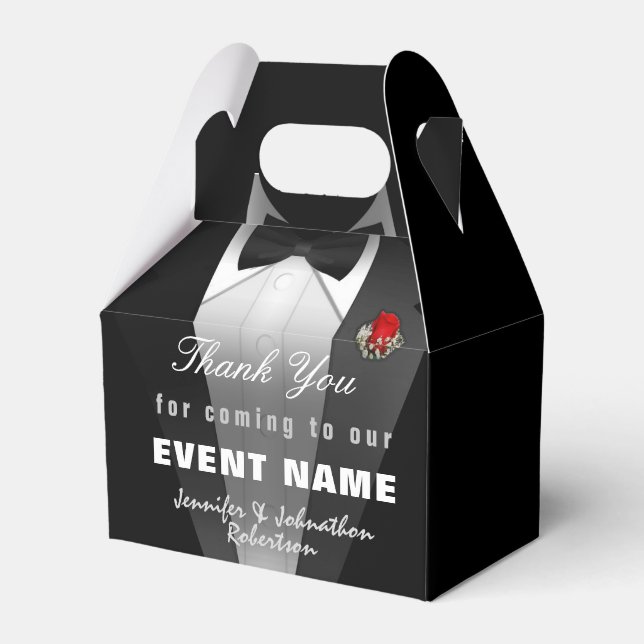 Black Tuxedo Gracias | Caja de regalo (Front Side)