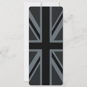 Black Union Jack British Flag Design Personalizar