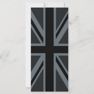 Black Union Jack British Flag Design Personalizar