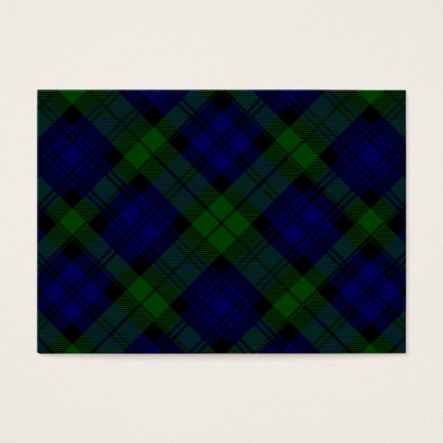 Black Watch Tartan Blue Green Plage (Frente)
