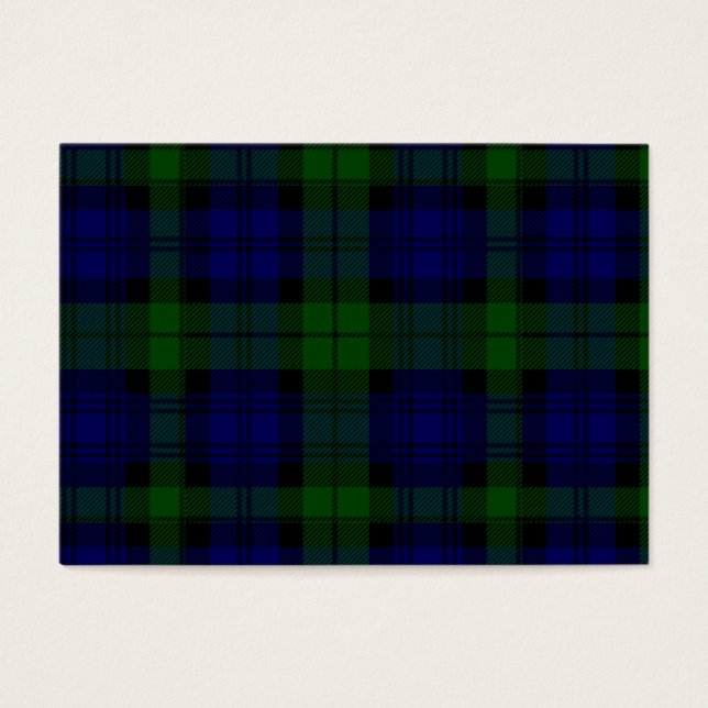 Black Watch Tartan Blue Green Plage (Frente)