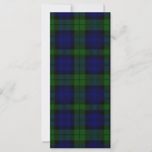Black Watch Tartan Blue Green Plage (Anverso)