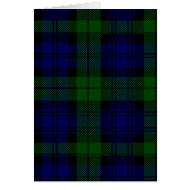 Black Watch Tartan Blue Green Plage (Frente)