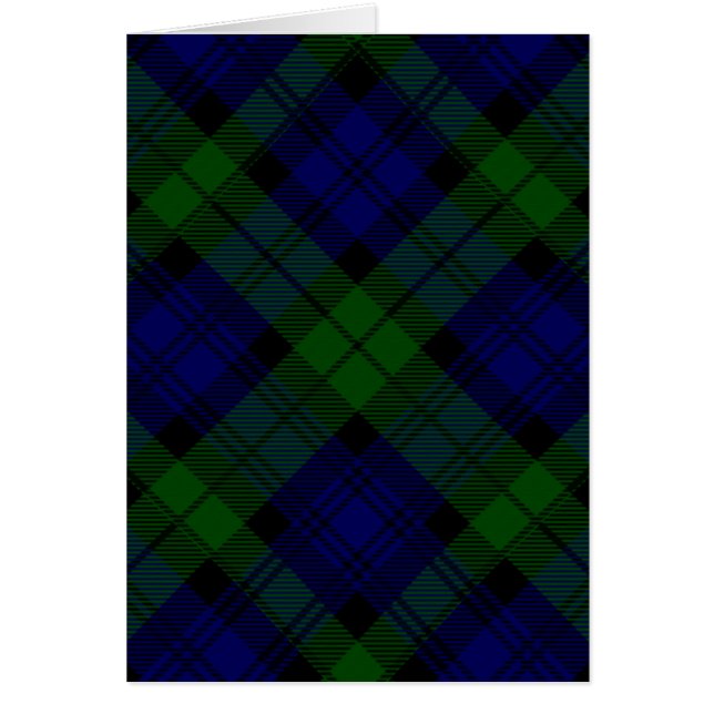 Black Watch Tartan Blue Green Plage (Frente)