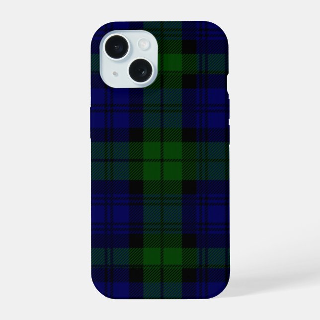 Black Watch Tartan Blue Green Plage (Reverso )