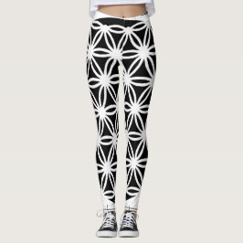 Black & White Geometry Leggings