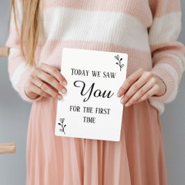 Black & White Primera ecografía y signo del latido