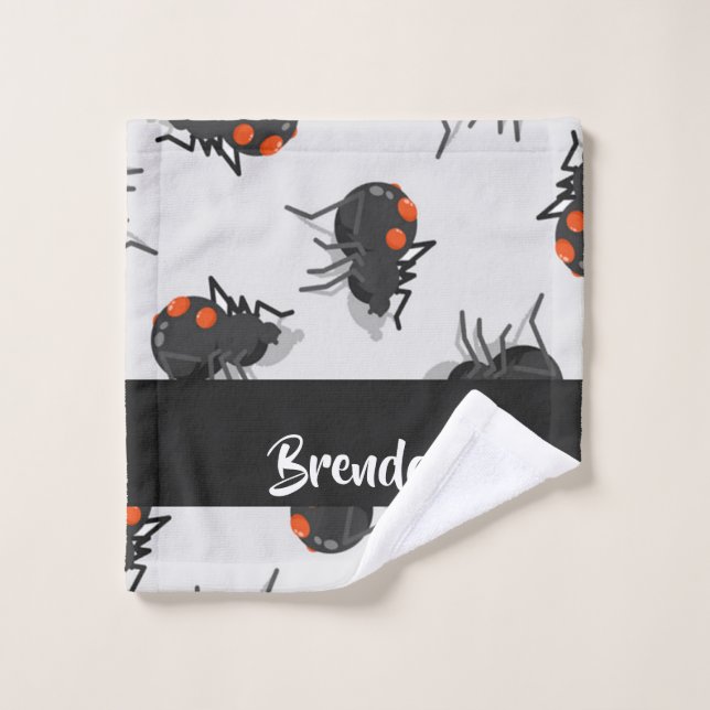 Black widow spider pattern (Toallita)