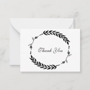 Black Wreath Flower gracias a las tarjetas