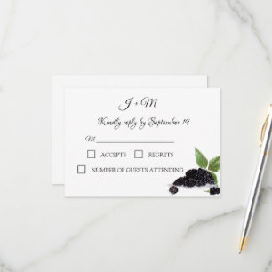 Blackberries Fruit Verano Boda moderna RSVP