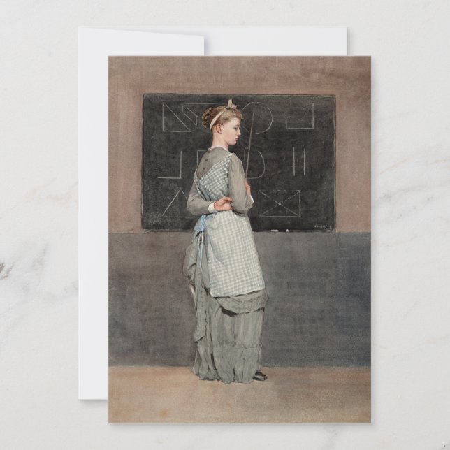 Blackboard | Winslow Homer (Anverso)