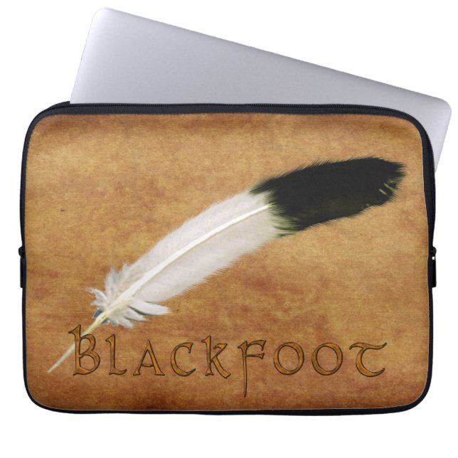 BLACKFOOT Funda para portátil nativo americano de  (Frente)