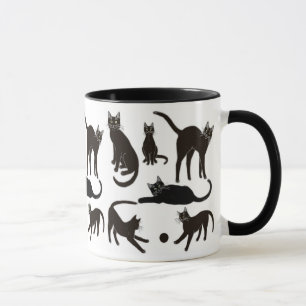 Blackie la taza del campanero del gato negro
