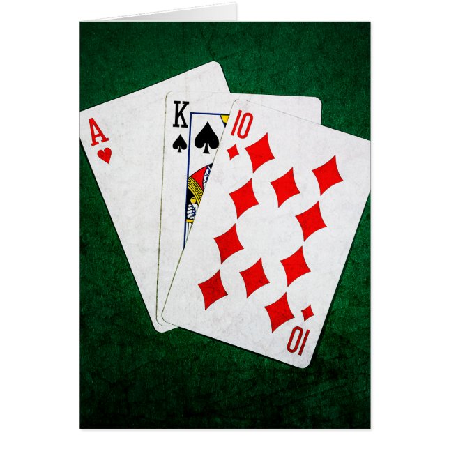 Blackjack 21 punto - As, Rey, Diez (Frente)