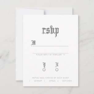 Blackletter RSVP