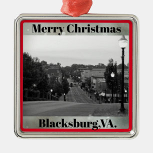 Blacksburg, VA.Navidad Ornamento